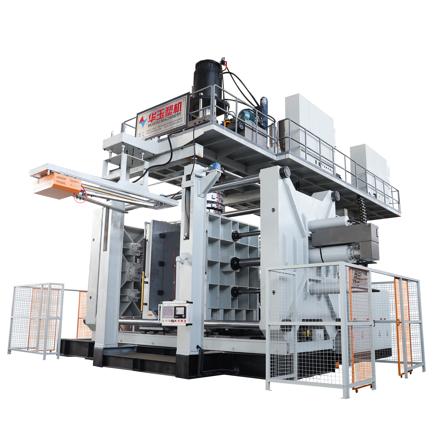 3000L五層大型水桶吹塑機(jī)，擁有超強(qiáng)機(jī)械強(qiáng)度